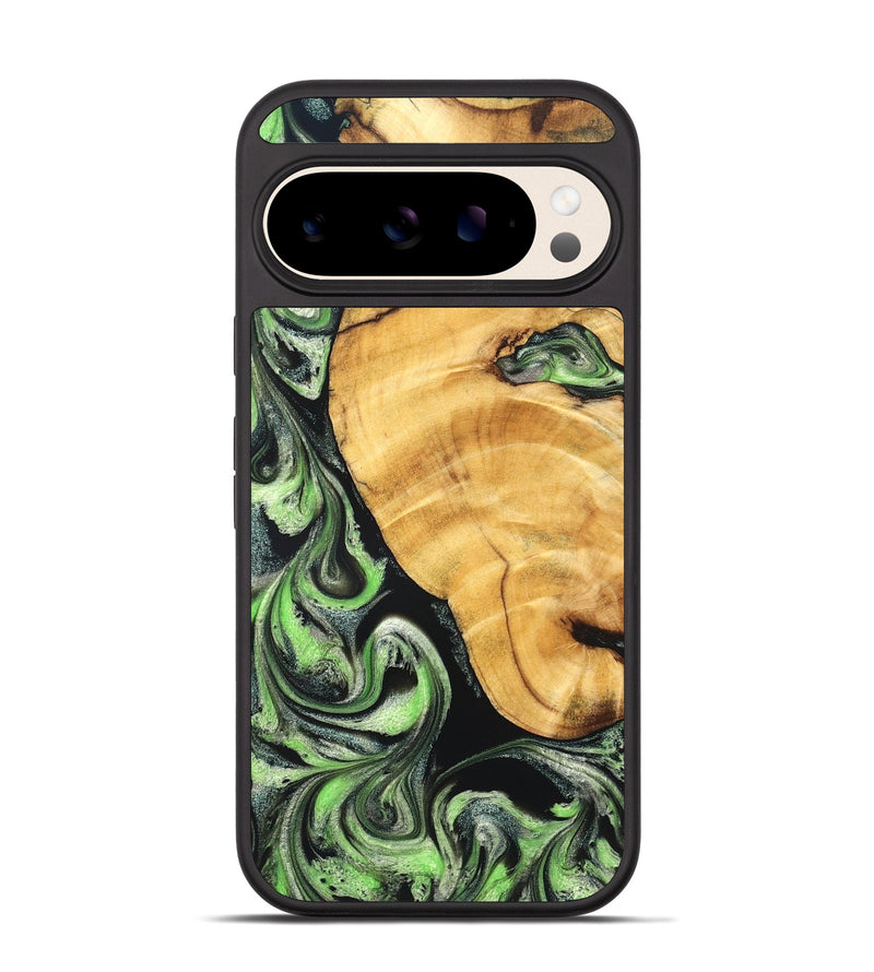 Pixel 10 Wood Phone Case - Jaylynn (Green, 825717)