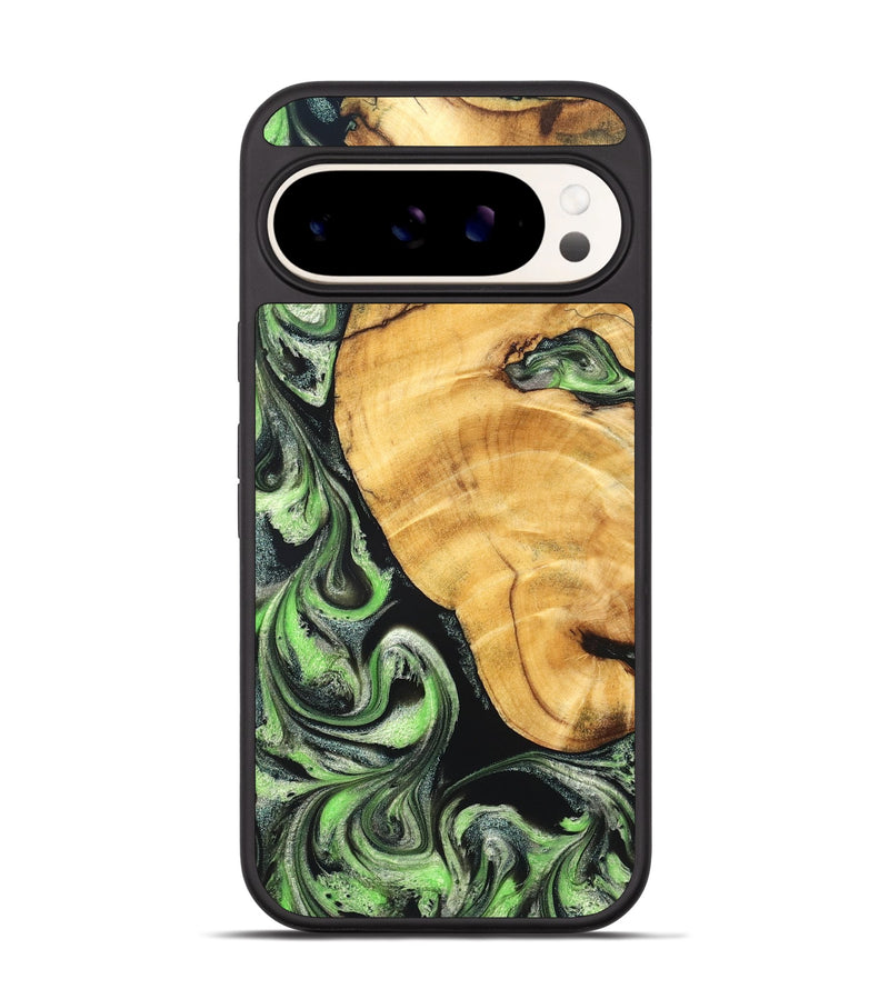 Pixel 9 Wood Phone Case - Jaylynn (Green, 825717)