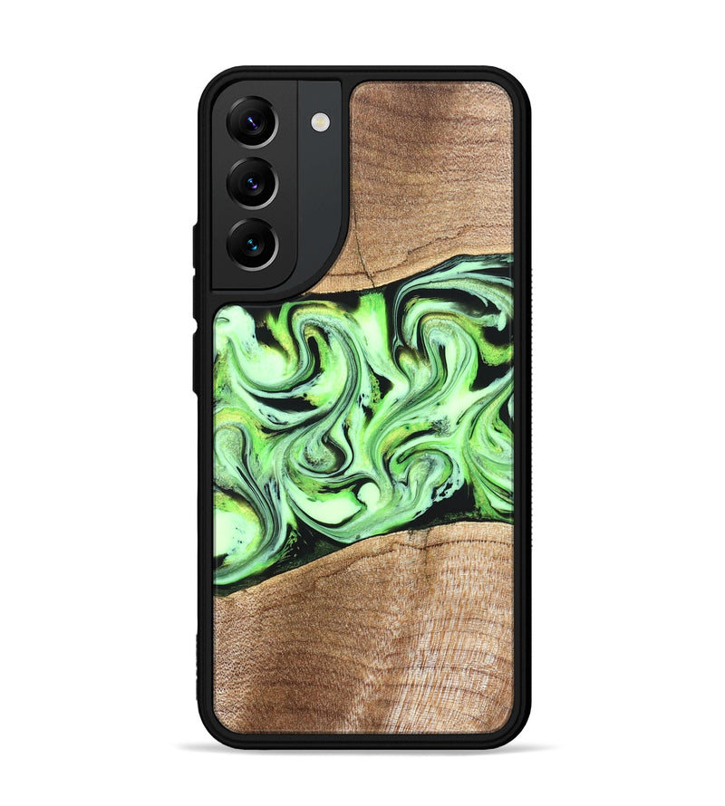 Galaxy S22 Plus Wood Phone Case - Kecia (Green, 825719)