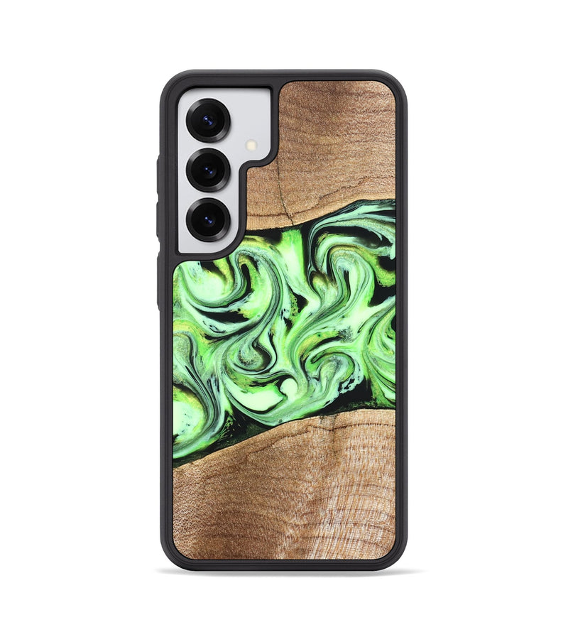 Galaxy S25 Wood Phone Case - Kecia (Green, 825719)