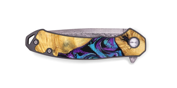 EDC Wood Pocket Knife - Byron (Purple, 825738)