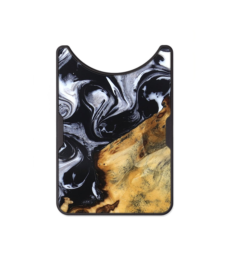 Alloy Wood Wallet - Adrien (Black & White, 825772)