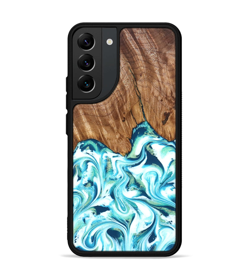 Galaxy S22 Plus Wood Phone Case - Austyn (Green, 825776)