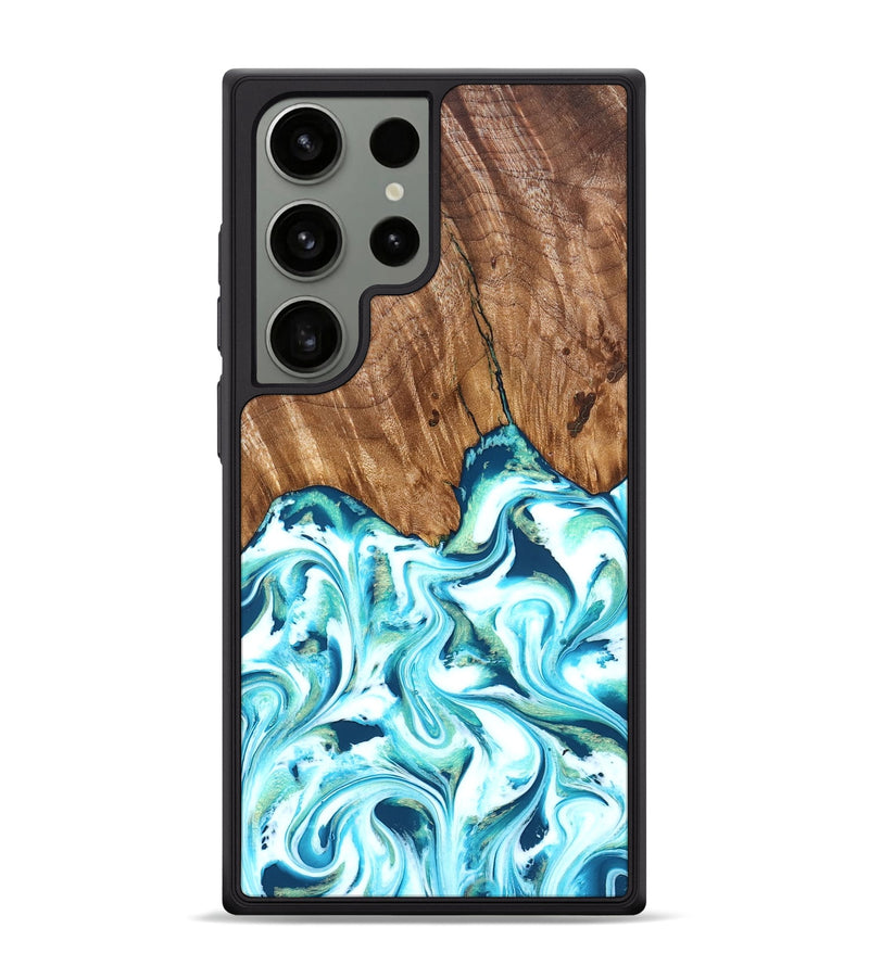 Galaxy S24 Ultra Wood Phone Case - Austyn (Green, 825776)