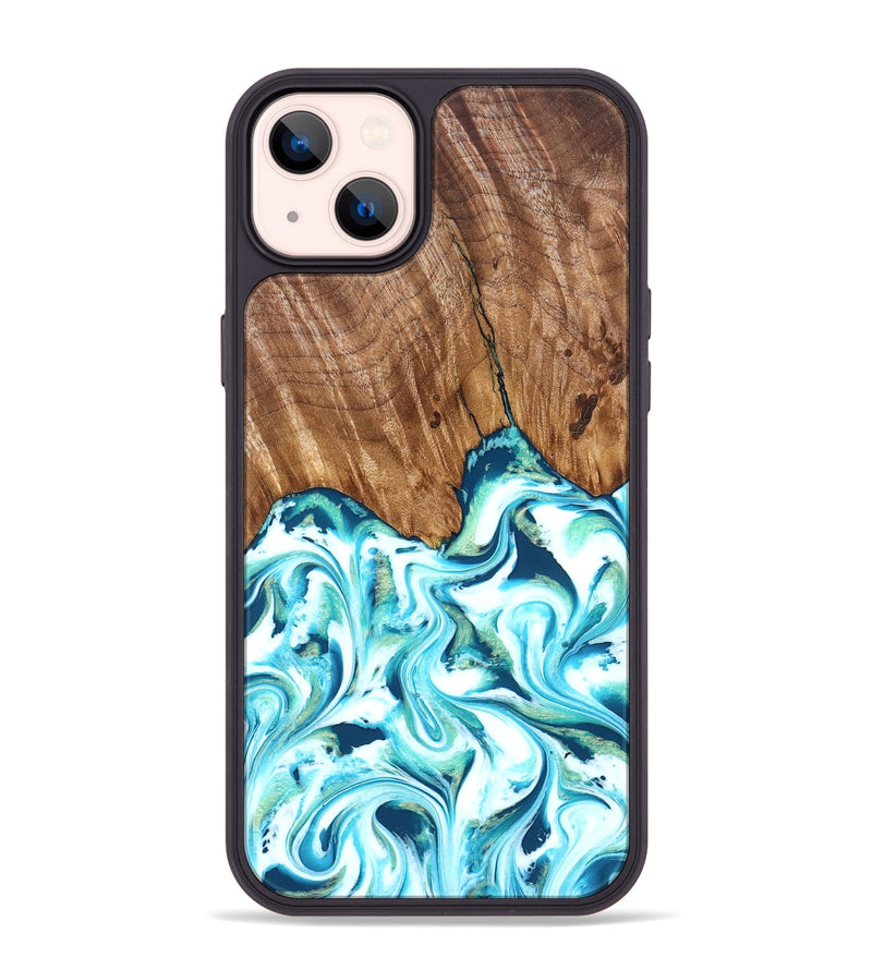 iPhone 14 Plus Wood Phone Case - Austyn (Green, 825776)