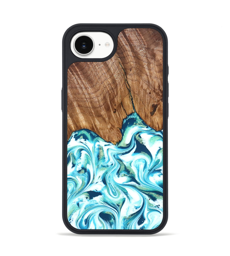 iPhone 16e Wood Phone Case - Austyn (Green, 825776)