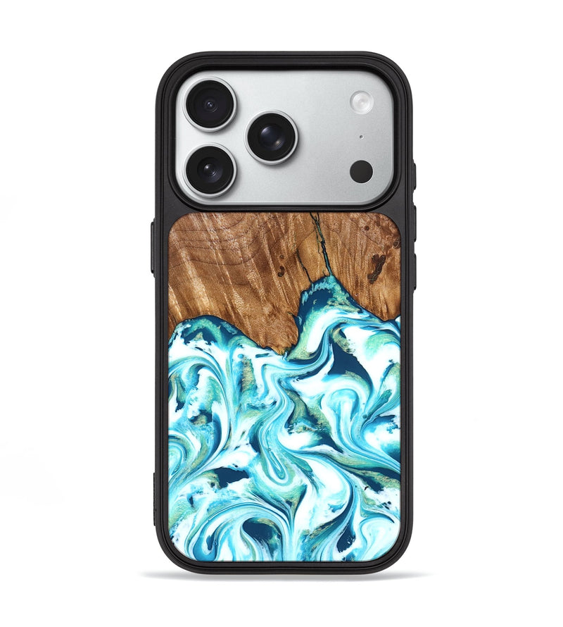 iPhone 18 Pro Wood Phone Case - Austyn (Green, 825776)