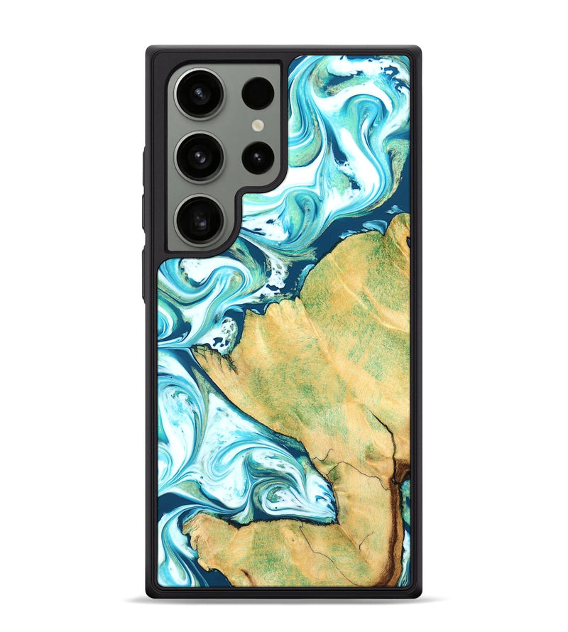 Galaxy S24 Ultra Wood Phone Case - Delaney (Green, 825799)