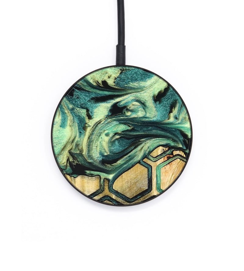 Circle Wood Wireless Charger - Mae (Pattern, 825836)
