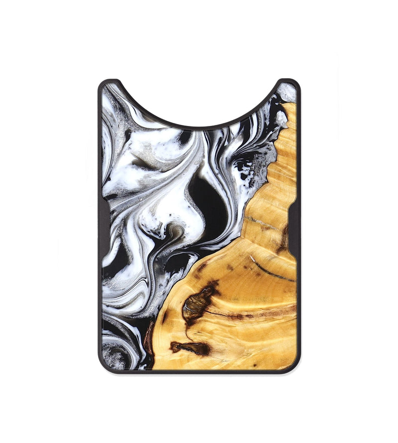 Alloy Wood Wallet - Waylen (Black & White, 825843)
