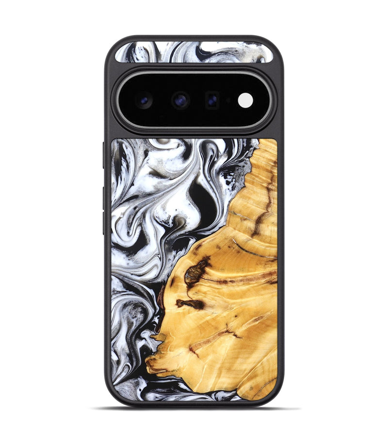 Pixel 11 Pro Wood Phone Case - Waylen (Black & White, 825843)