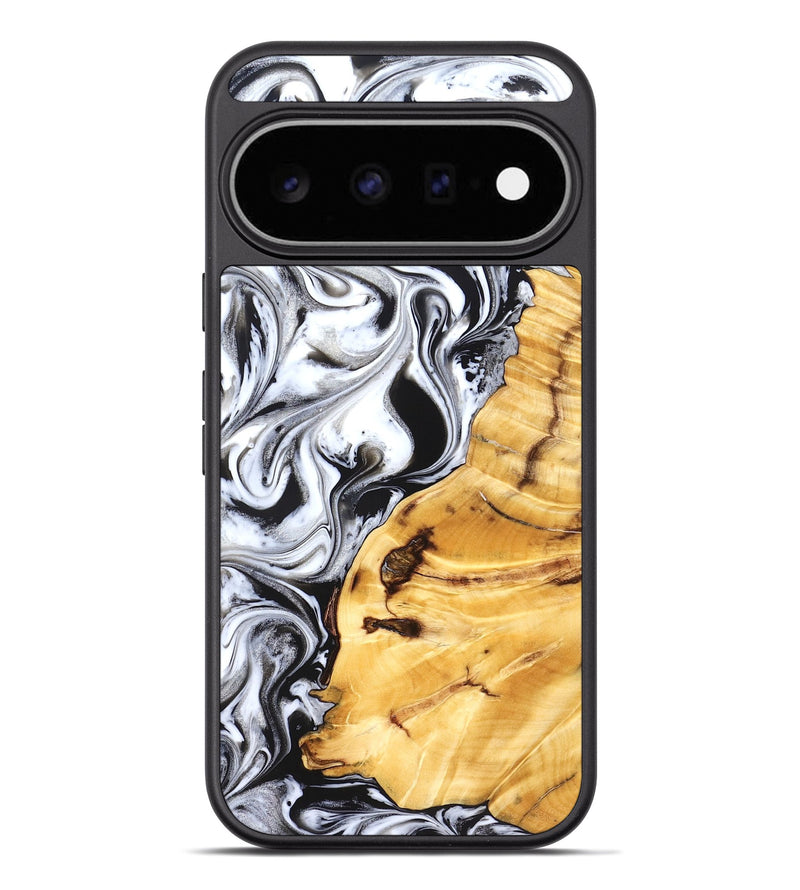 Pixel 11 Pro XL Wood Phone Case - Waylen (Black & White, 825843)
