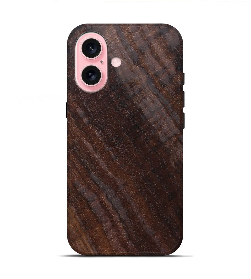 iPhone 16 Wood Live Edge Phone Case - Verona (Solid Wood, 825852)