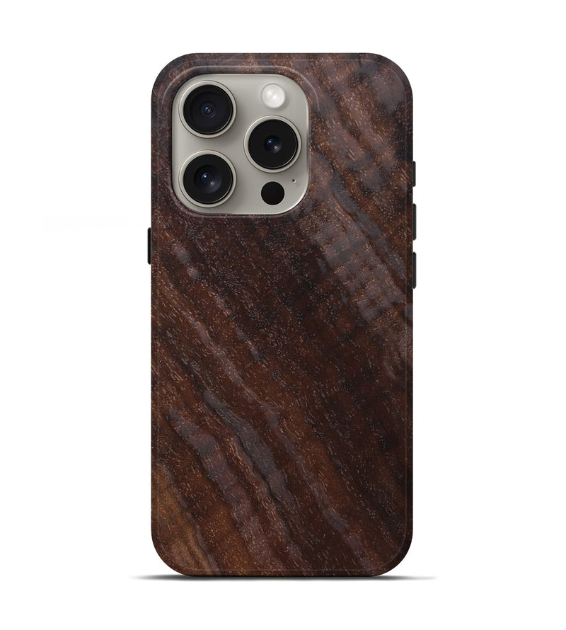 iPhone 16 Pro Wood Live Edge Phone Case - Verona (Solid Wood, 825852)