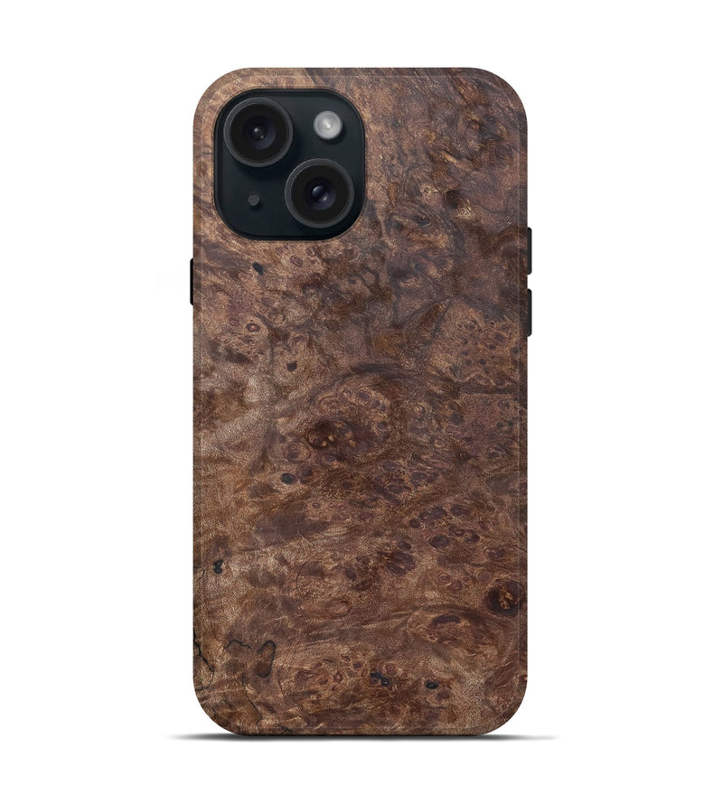 iPhone 15 Wood Live Edge Phone Case - Harmony (Solid Wood, 825853)