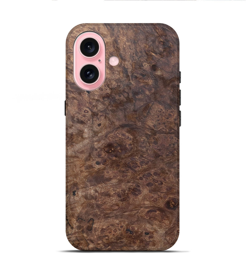 iPhone 16 Wood Live Edge Phone Case - Harmony (Solid Wood, 825853)