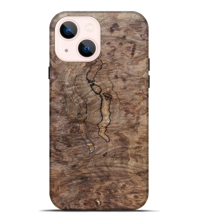 iPhone 14 Plus Wood Live Edge Phone Case - Luisa (Solid Wood, 825854)