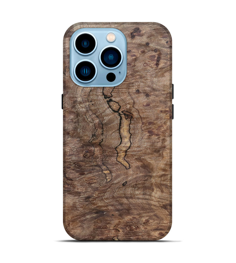 iPhone 14 Pro Wood Live Edge Phone Case - Luisa (Solid Wood, 825854)