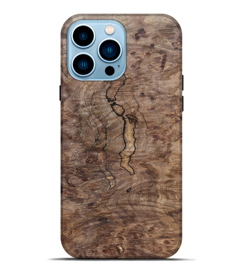 iPhone 14 Pro Max Wood Live Edge Phone Case - Luisa (Solid Wood, 825854)
