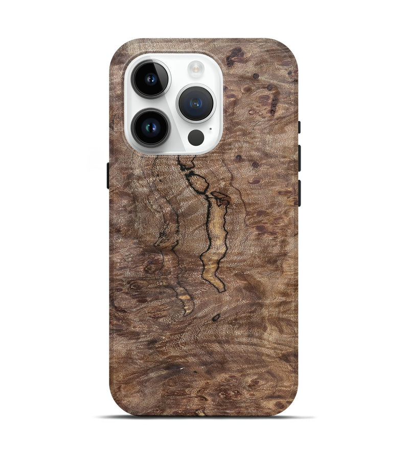 iPhone 15 Pro Wood Live Edge Phone Case - Luisa (Solid Wood, 825854)
