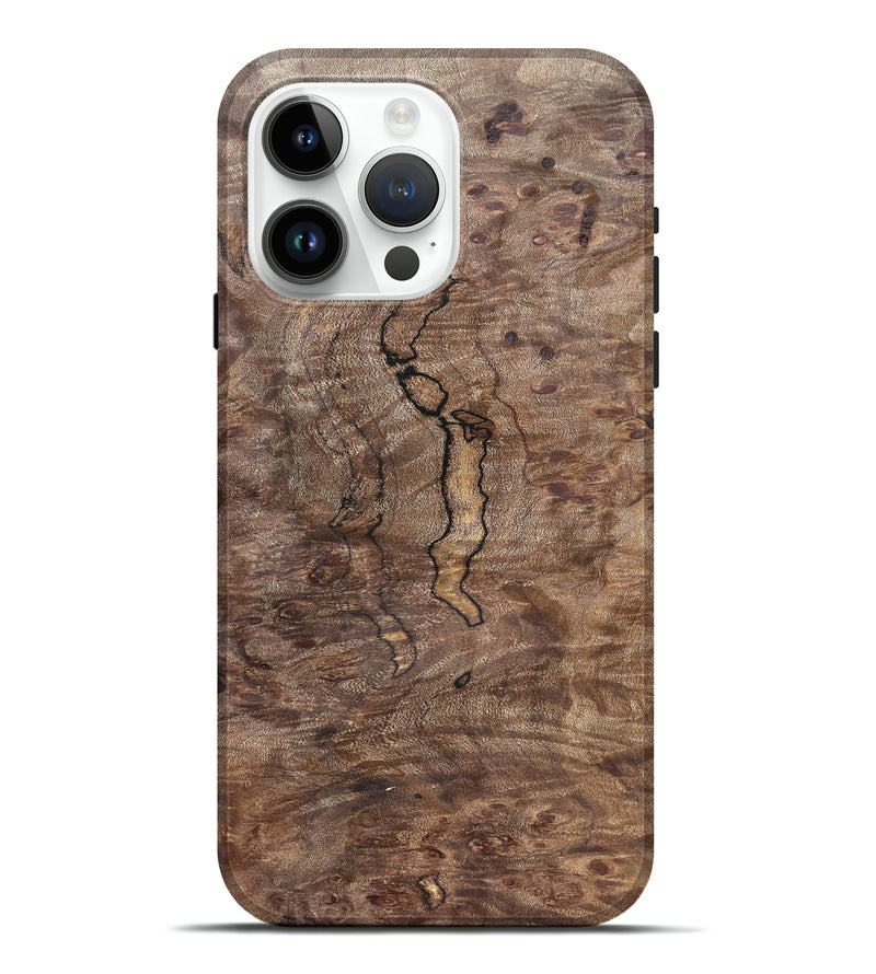 iPhone 15 Pro Max Wood Live Edge Phone Case - Luisa (Solid Wood, 825854)