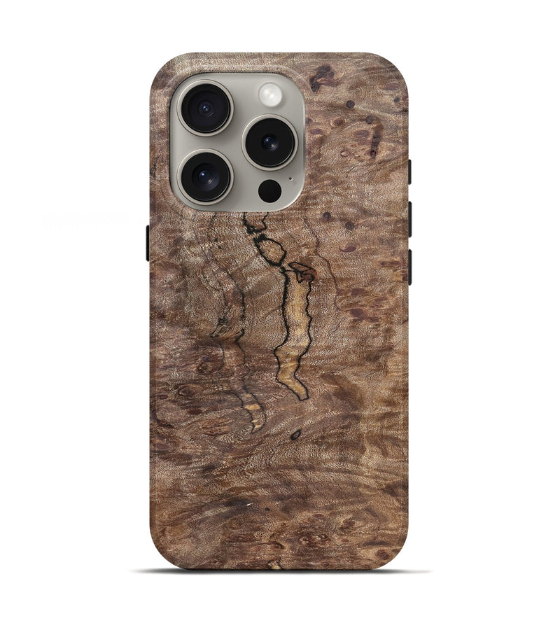 iPhone 16 Pro Wood Live Edge Phone Case - Luisa (Solid Wood, 825854)