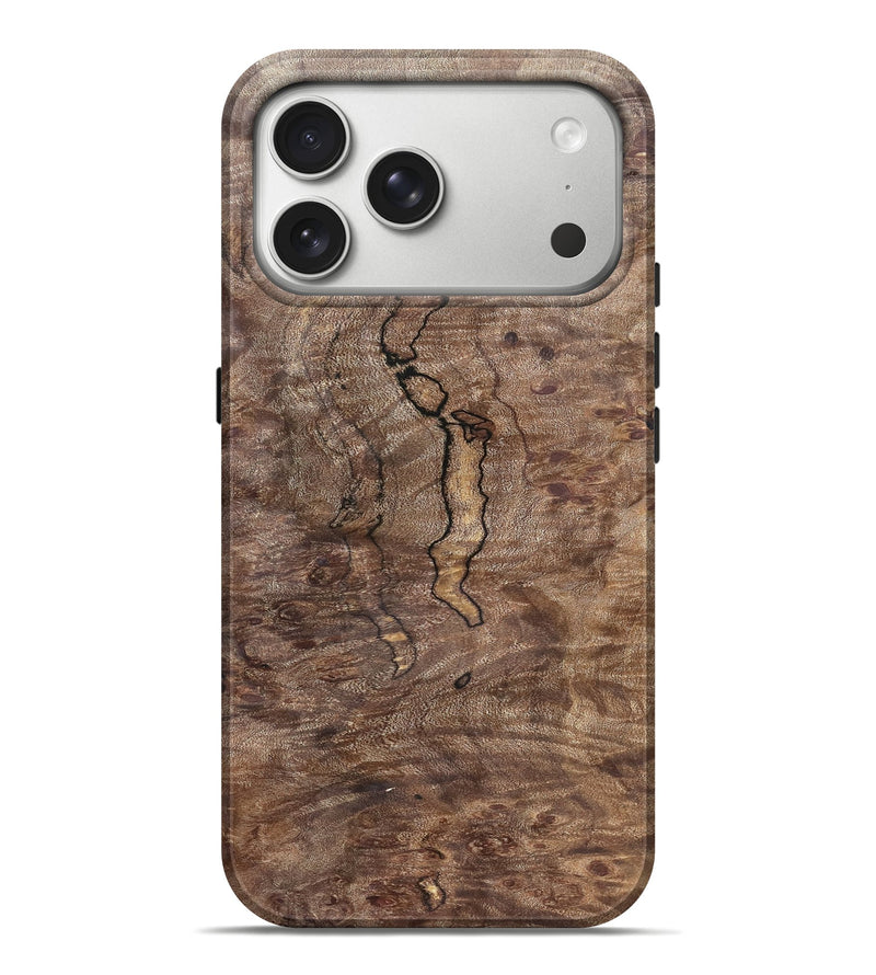 iPhone 17 Pro Max Wood Live Edge Phone Case - Luisa (Solid Wood, 825854)