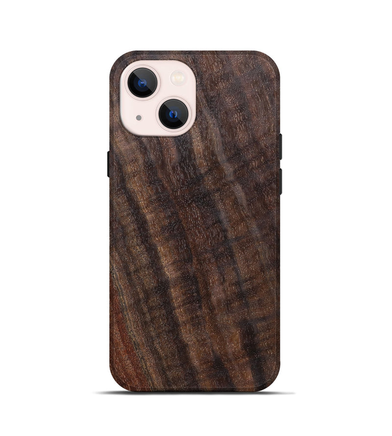 iPhone 13 mini Wood Live Edge Phone Case - Jasmine (Solid Wood, 825855)