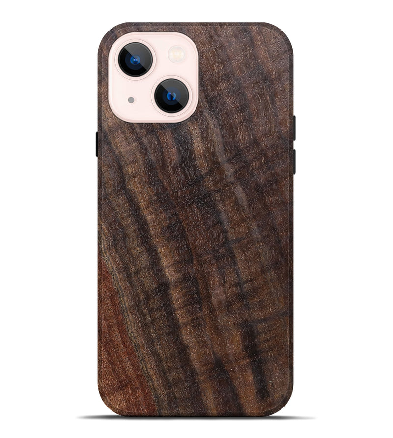 iPhone 14 Plus Wood Live Edge Phone Case - Jasmine (Solid Wood, 825855)