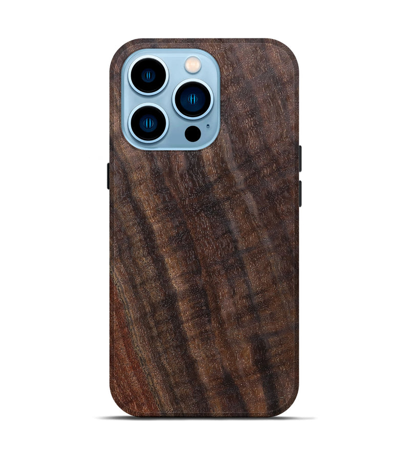 iPhone 14 Pro Wood Live Edge Phone Case - Jasmine (Solid Wood, 825855)