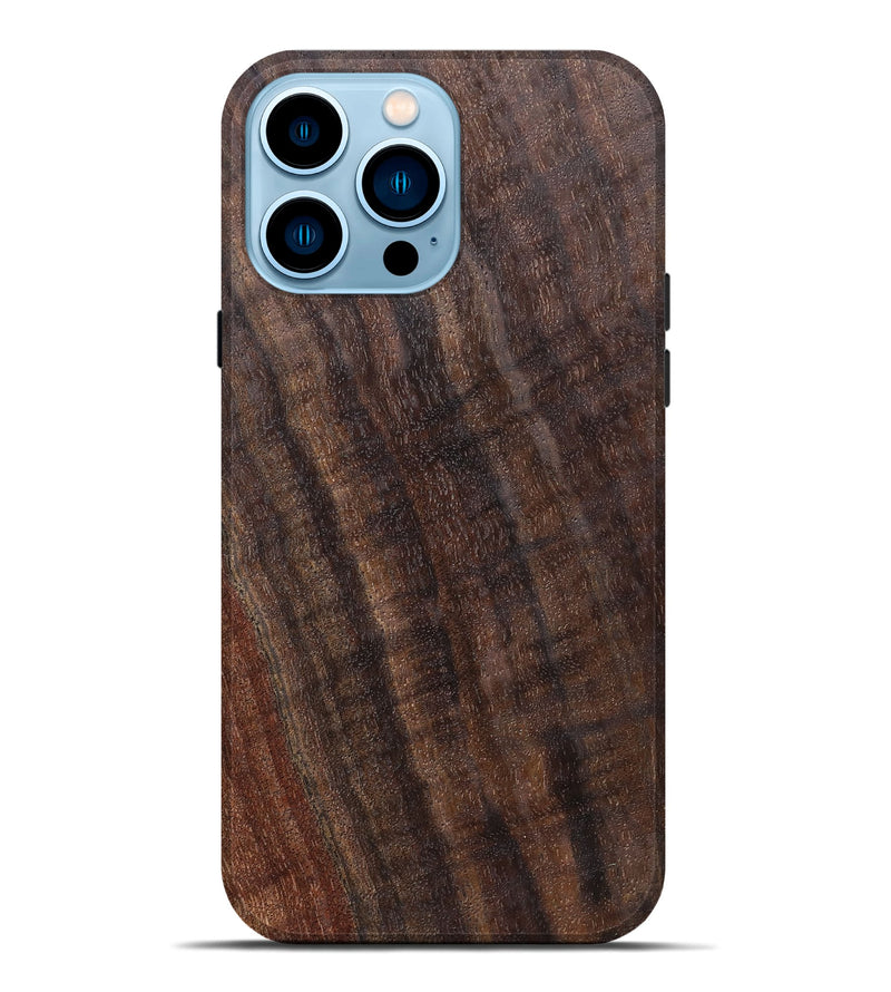 iPhone 14 Pro Max Wood Live Edge Phone Case - Jasmine (Solid Wood, 825855)
