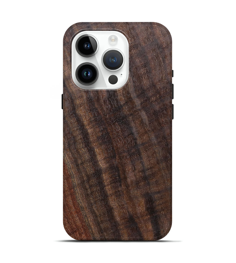iPhone 15 Pro Wood Live Edge Phone Case - Jasmine (Solid Wood, 825855)