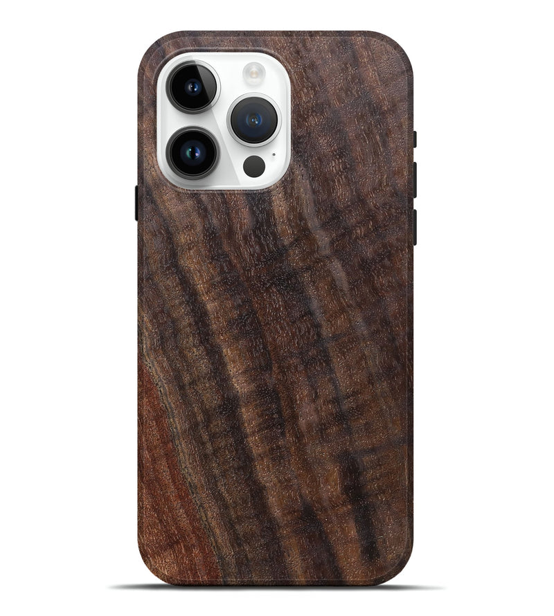 iPhone 15 Pro Max Wood Live Edge Phone Case - Jasmine (Solid Wood, 825855)