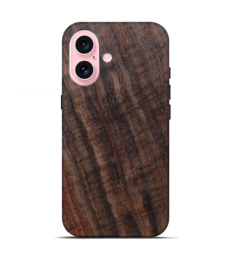iPhone 17 Wood Live Edge Phone Case - Jasmine (Solid Wood, 825855)