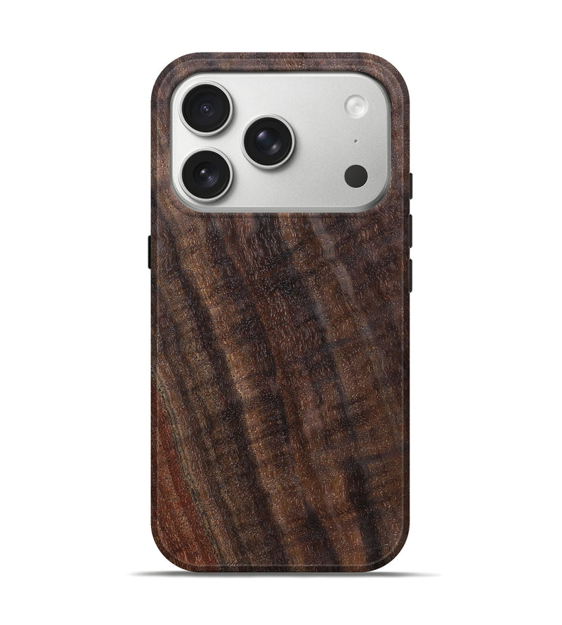iPhone 17 Pro Wood Live Edge Phone Case - Jasmine (Solid Wood, 825855)