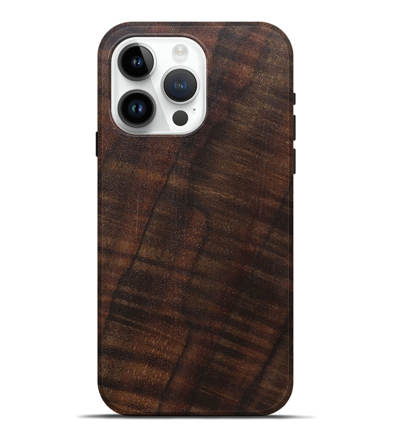 iPhone 15 Pro Max Wood Live Edge Phone Case - Thalia (Solid Wood, 825856)