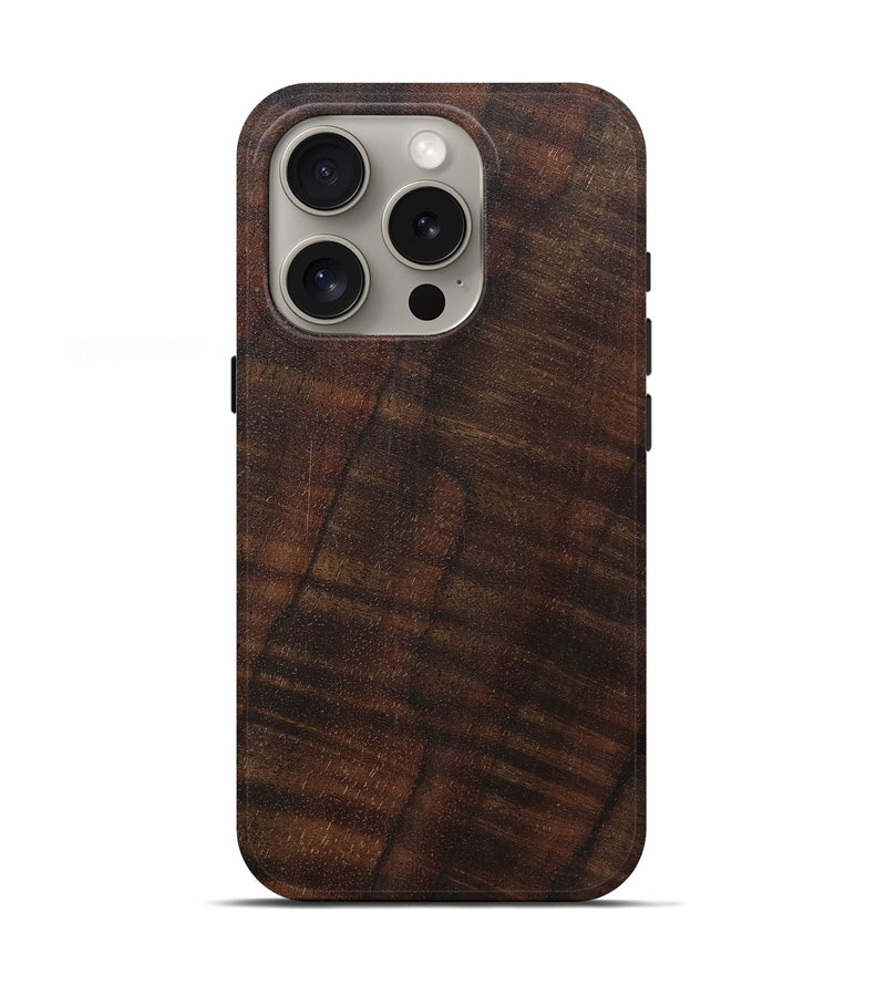 iPhone 16 Pro Wood Live Edge Phone Case - Thalia (Solid Wood, 825856)