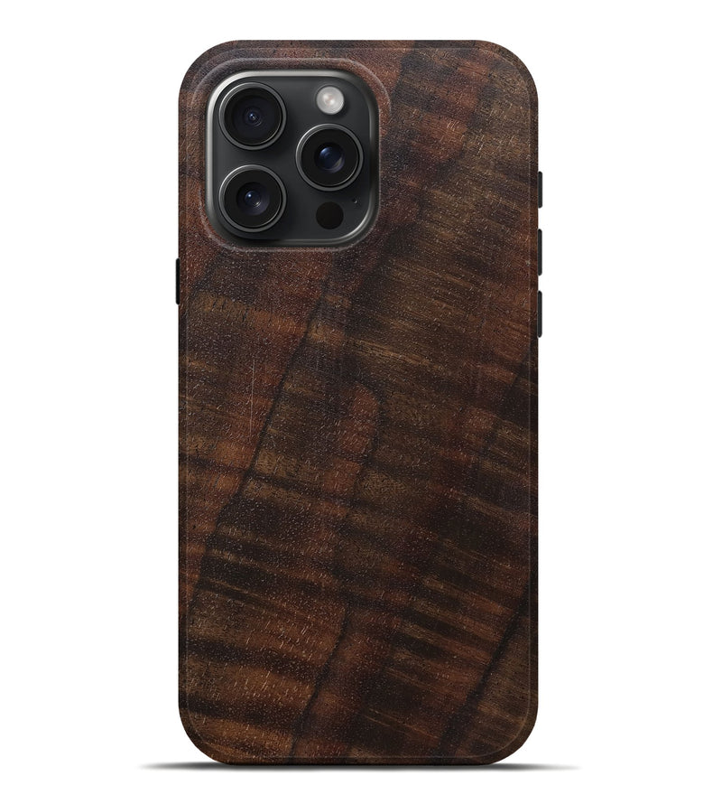 iPhone 16 Pro Max Wood Live Edge Phone Case - Thalia (Solid Wood, 825856)