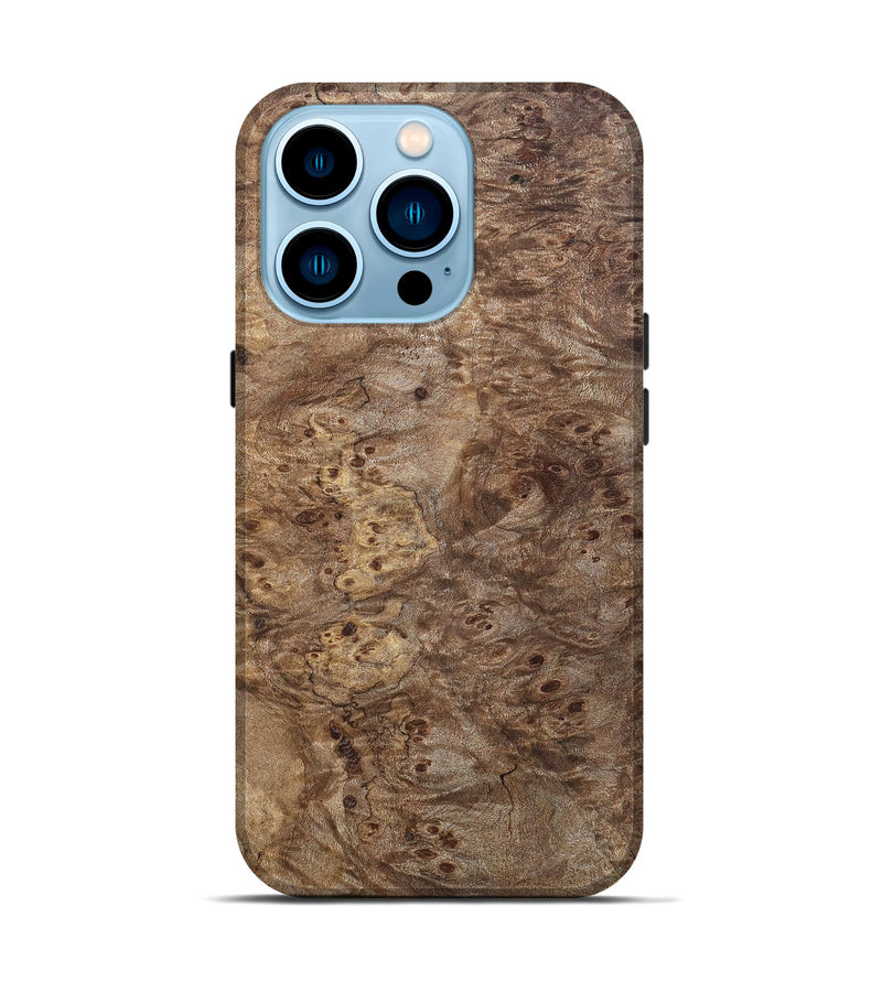 iPhone 14 Pro Wood Live Edge Phone Case - Ashlynn (Solid Wood, 825857)