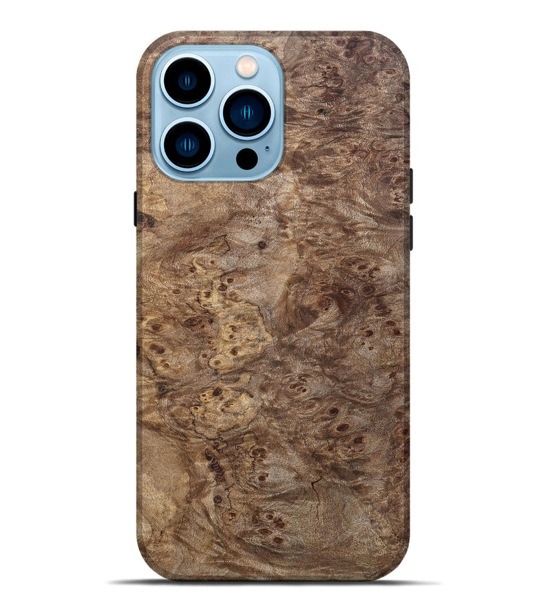 iPhone 14 Pro Max Wood Live Edge Phone Case - Ashlynn (Solid Wood, 825857)