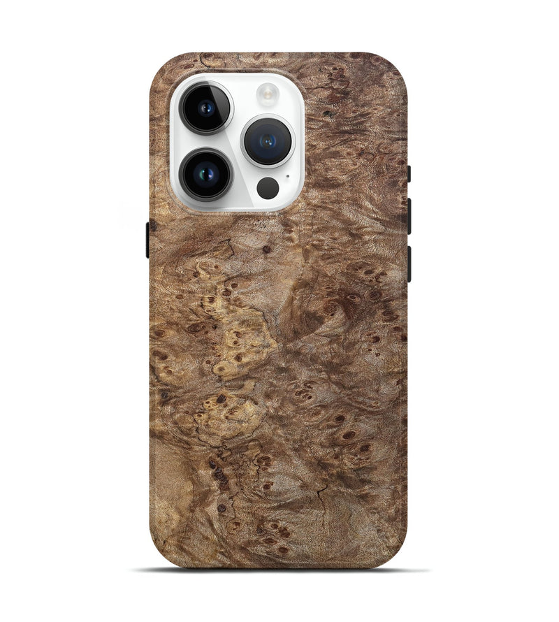 iPhone 15 Pro Wood Live Edge Phone Case - Ashlynn (Solid Wood, 825857)