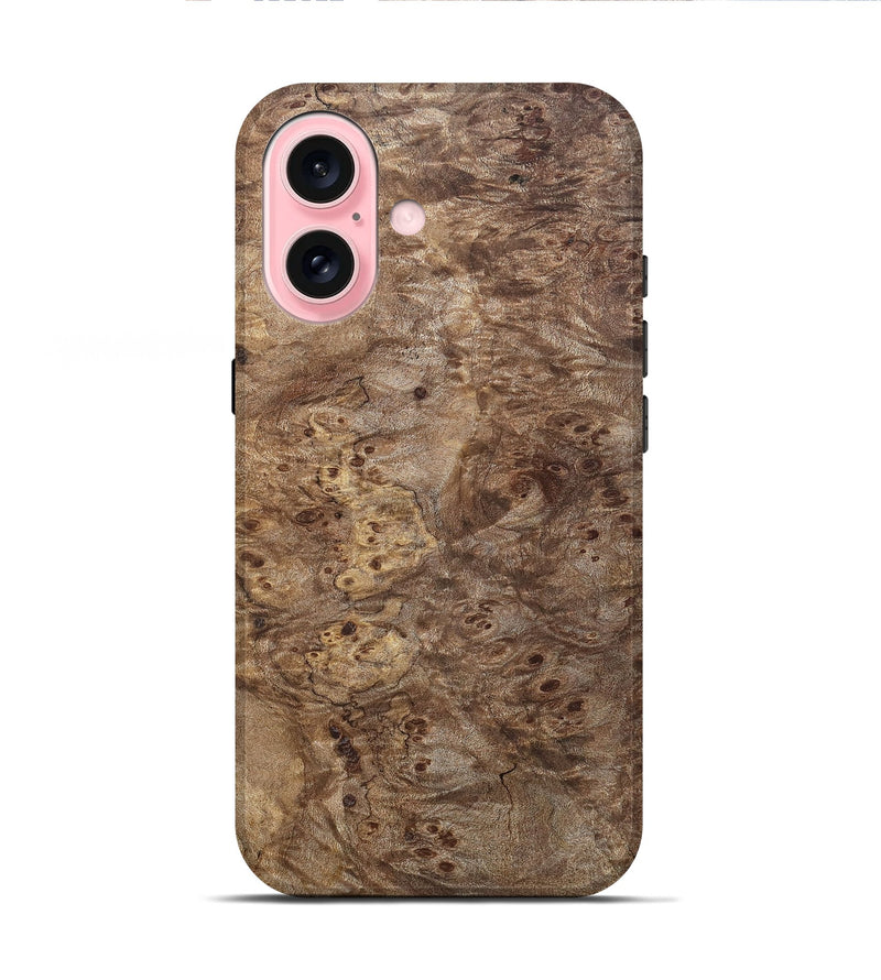 iPhone 16 Wood Live Edge Phone Case - Ashlynn (Solid Wood, 825857)