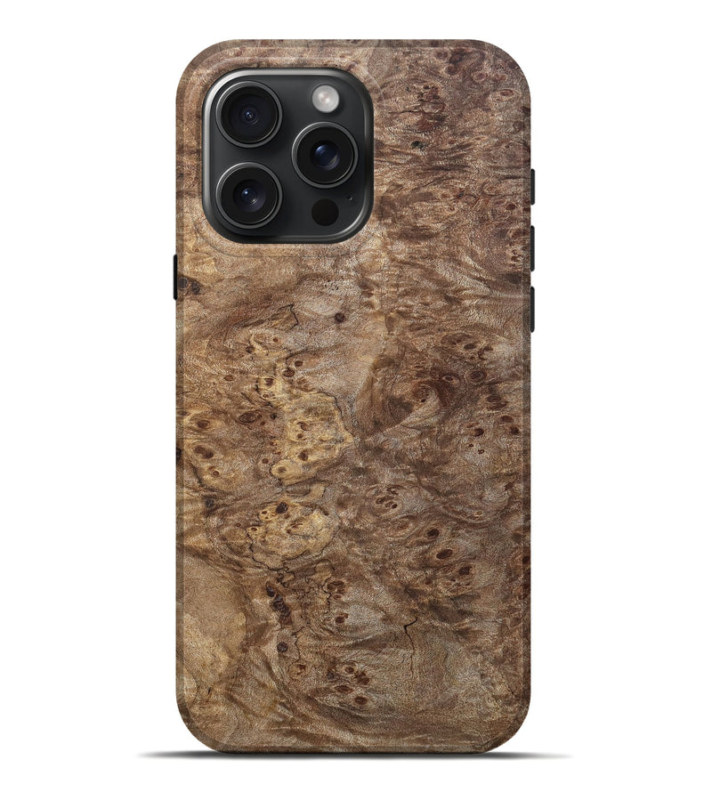 iPhone 16 Pro Max Wood Live Edge Phone Case - Ashlynn (Solid Wood, 825857)