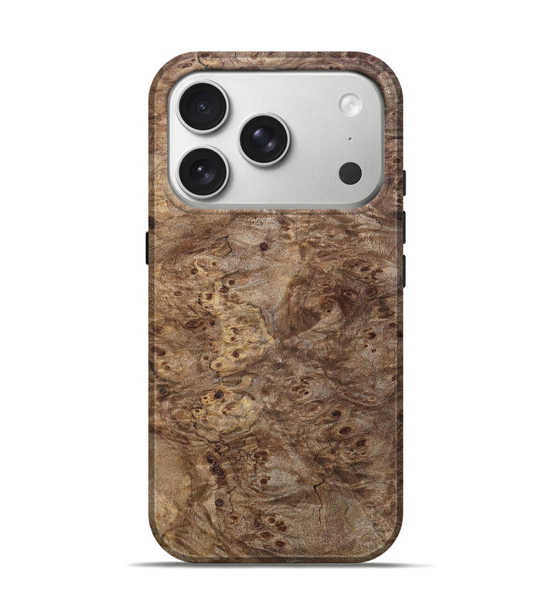 iPhone 17 Pro Wood Live Edge Phone Case - Ashlynn (Solid Wood, 825857)