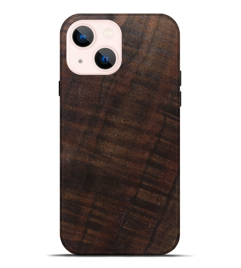 iPhone 14 Plus Wood Live Edge Phone Case - Dimitri (Solid Wood, 825858)