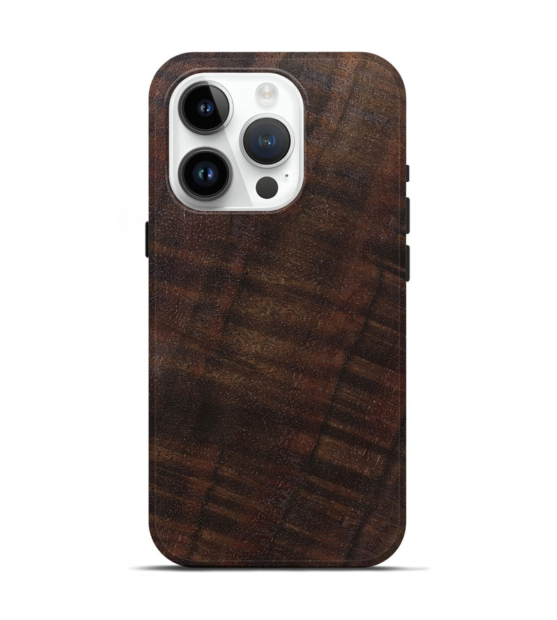 iPhone 15 Pro Wood Live Edge Phone Case - Dimitri (Solid Wood, 825858)