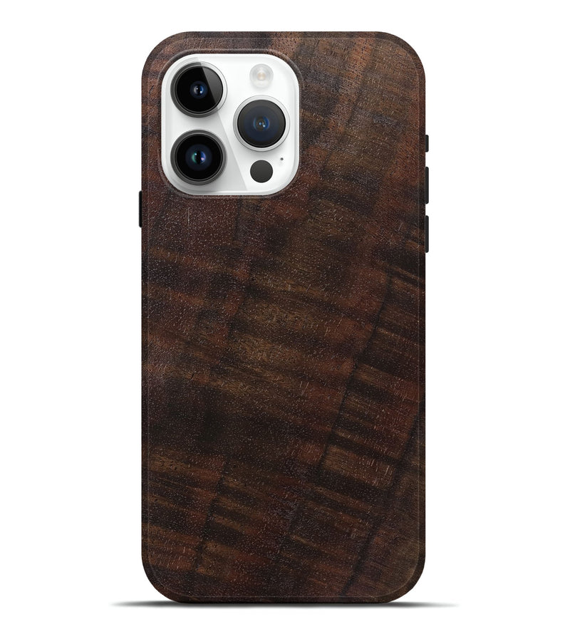 iPhone 15 Pro Max Wood Live Edge Phone Case - Dimitri (Solid Wood, 825858)