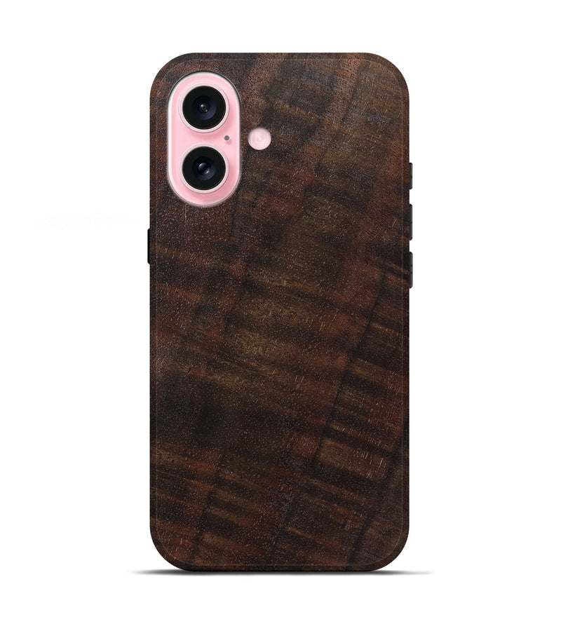 iPhone 17 Wood Live Edge Phone Case - Dimitri (Solid Wood, 825858)