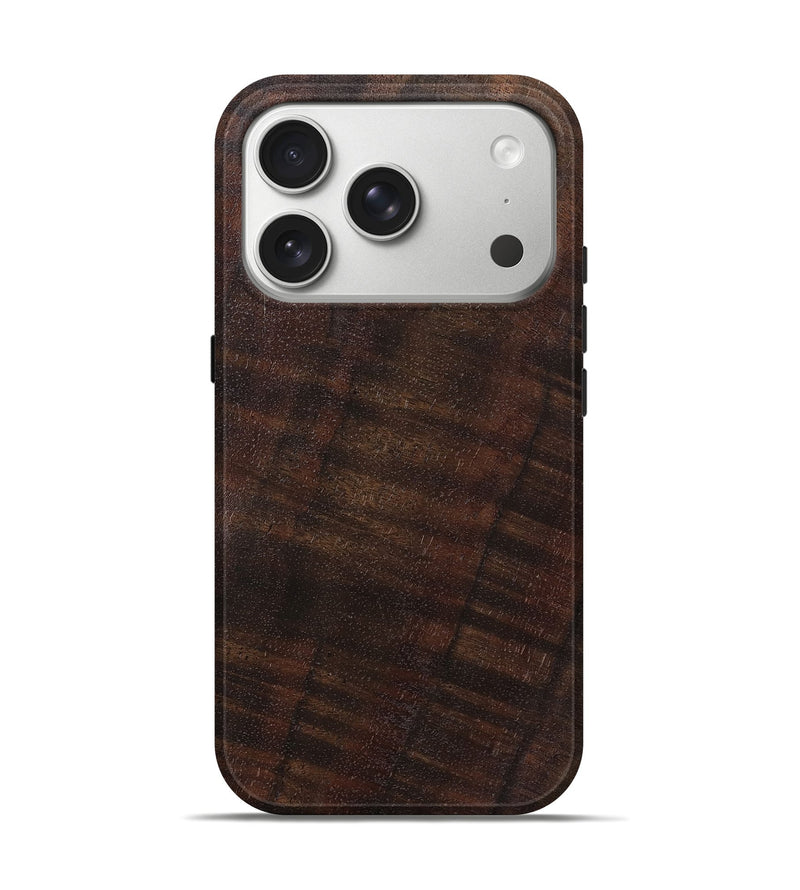 iPhone 17 Pro Wood Live Edge Phone Case - Dimitri (Solid Wood, 825858)