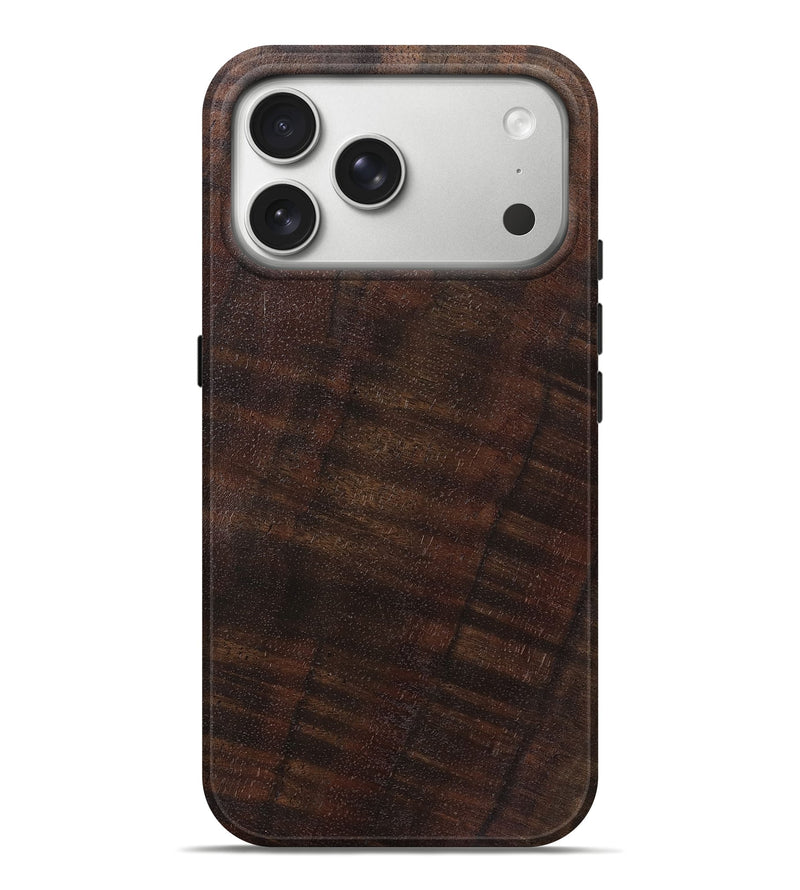 iPhone 17 Pro Max Wood Live Edge Phone Case - Dimitri (Solid Wood, 825858)
